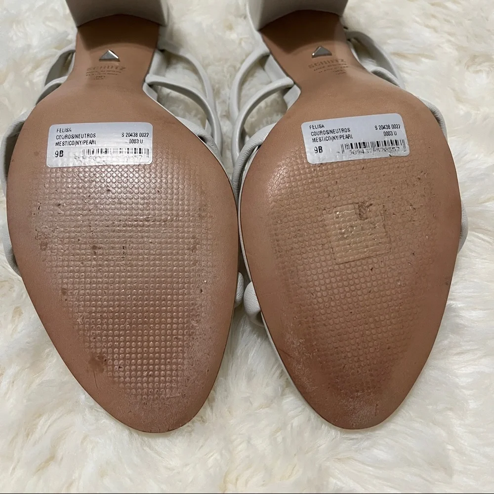 Schutz ferlisa heel pearl sandals